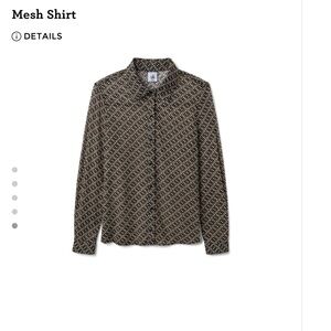 CAbi Women's Black and Tan Patterned Blazer